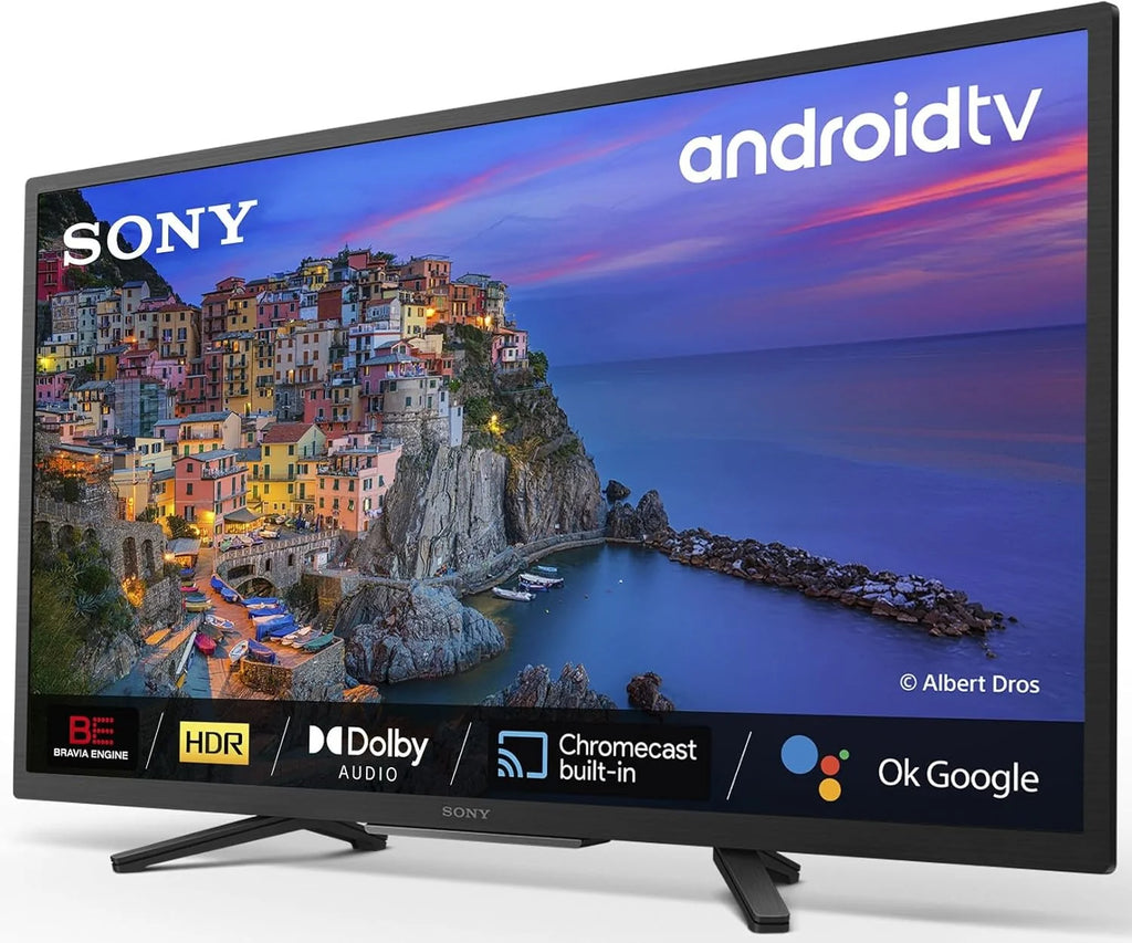 BRAVIA KD32W804 – Smart TV 32 cale HD Ready (HDR – Wysoki zakres dynamiki, Android TV) Czarny, Model 2022