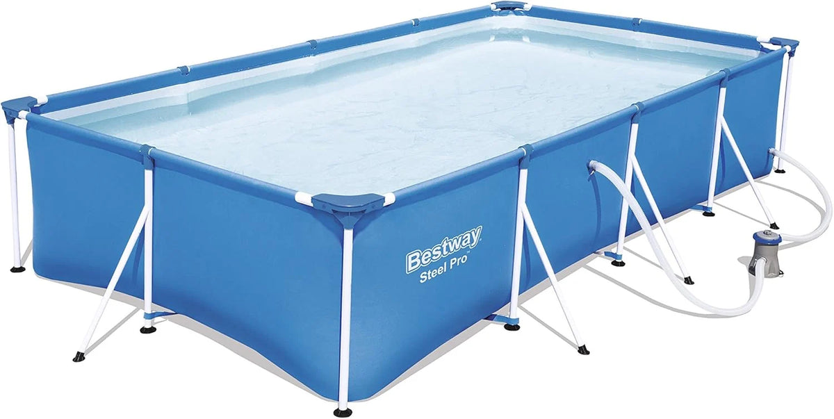 Bestway Steel Pro - Basen 5700 l, niebieski, 400 x 211 x 81 cm