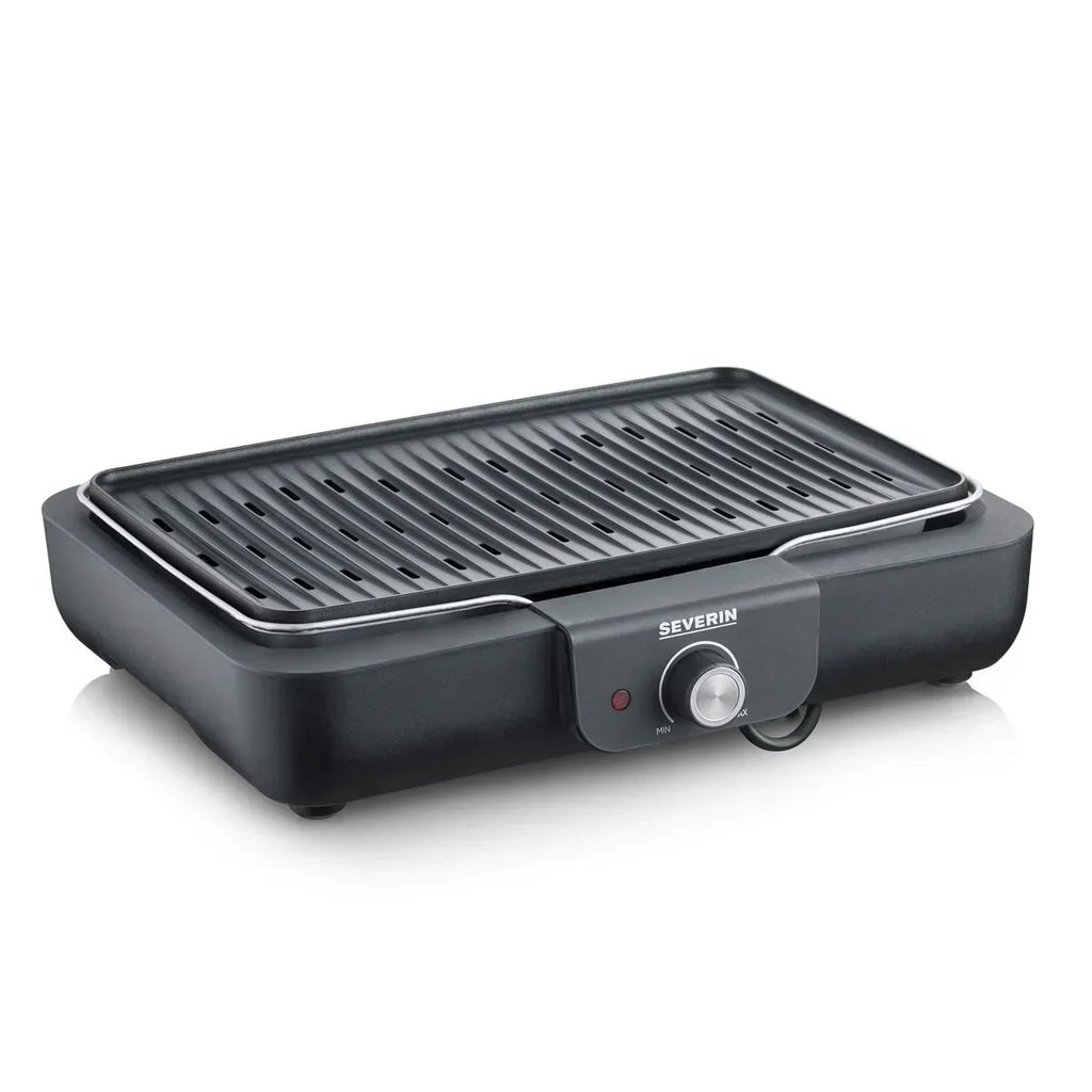 Grill stołowy z płytą grillową Severin PG 8556 - 2300 W czarny