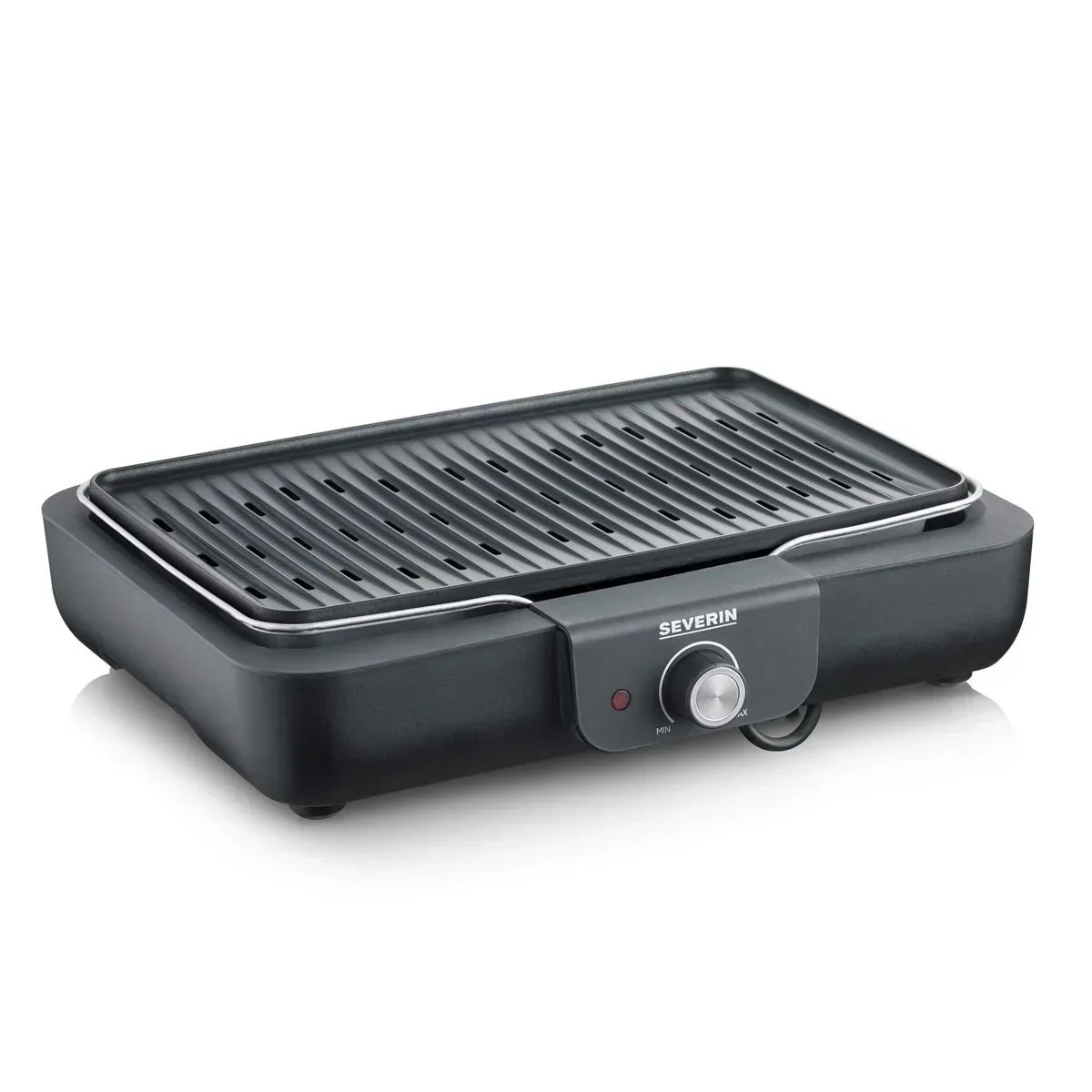 Grill stołowy z płytą grillową Severin PG 8556 - 2300 W czarny