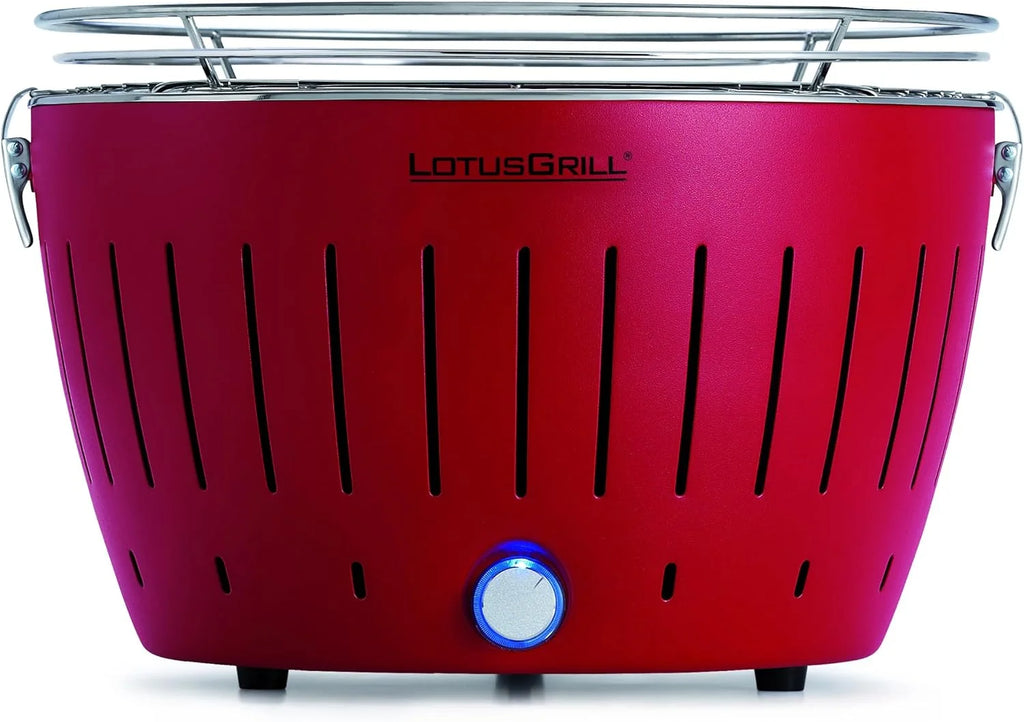 LotusGrill G-RO-34 - Bezdymny grill węglowy, 35 x 26 x 23,4, czerwony