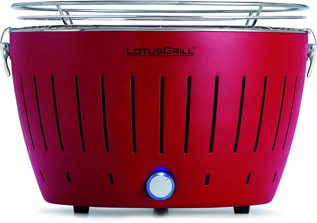 LotusGrill G-RO-34 - Bezdymny grill węglowy, 35 x 26 x 23,4, czerwony