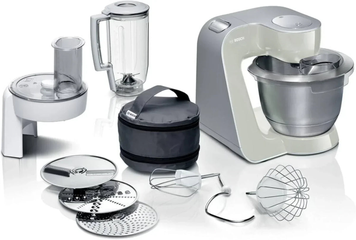 Bosch – Robot kuchenny, 1000 W, 7 prędkości + funkcja pulsacyjna, czerwony, MUM58720