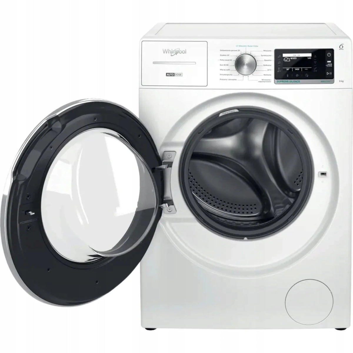 Whirlpool W8 99AD Silence PL washing machine 9kg 6th Sense AutoDose 60cm
