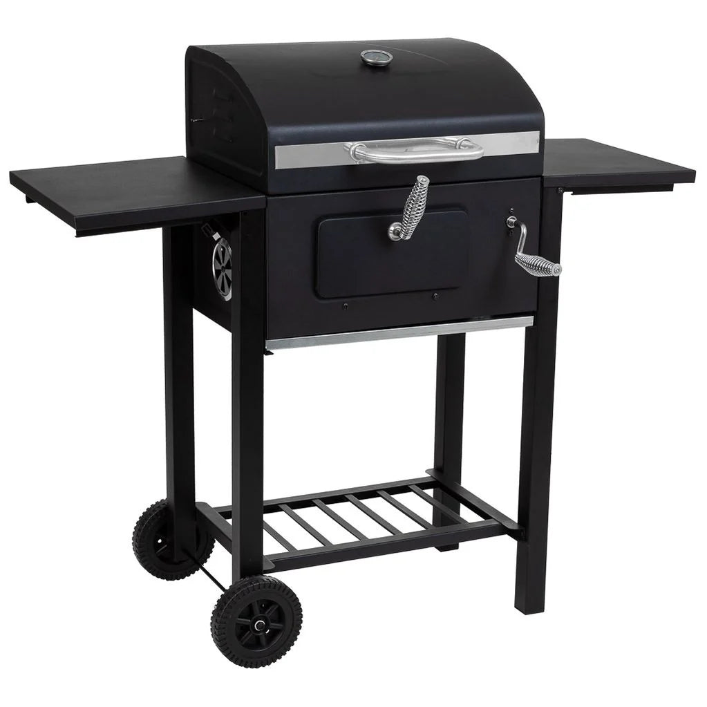 Wózek metalowy czarny Barbacoa