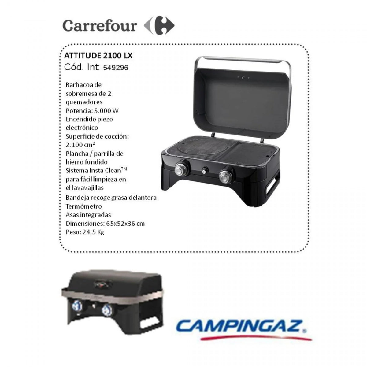 Grill gazowy Attitude 2100 LX